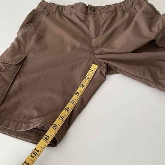 REI Shorts Girls XL (18) Lightweight Cargo Brown Nylon Outdoors Hiking Camping - Picture 10 of 13